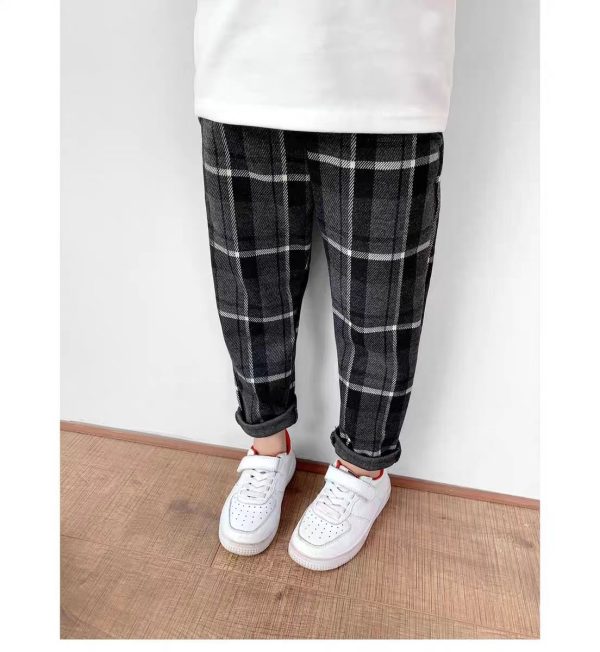 3-6 Plaid pants for boys-95