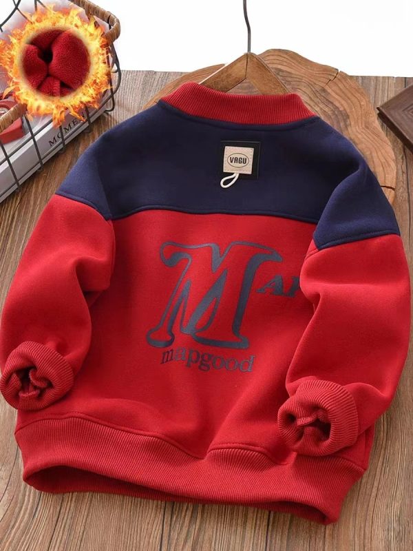 4-7 Boys' hoodies-99 - Image 3